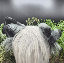 Load image into Gallery viewer, Gray &amp; Black Sculpted Puppy