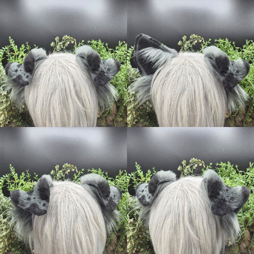 Gray & Black Sculpted Puppy