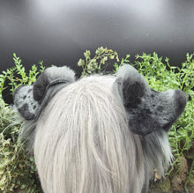 Load image into Gallery viewer, Gray &amp; Black Sculpted Puppy