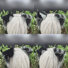 Load image into Gallery viewer, Black/Gray Rounded Puppy